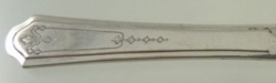 Astor aka Elite or President 1923 - Dinner Knife Solid Handle Bolster Blunt Stainless Blade
