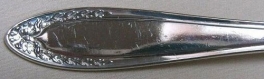 Bridal Wreath 1915 - Dinner Knife Solid Handle Bolster Blunt Stainless Blade