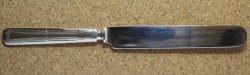 Grecian 1915 - Dinner Knife Solid Handle Bolster Blunt Plated Blade