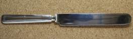 Grecian 1915 - Dinner Knife Solid Handle Bolster Blunt Plated Blade