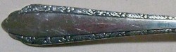 La France 1920 - Luncheon Knife Solid Handle Bolster Blunt Plated Blade