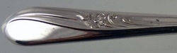 Meadow Flower 1940 - Round Gumbo Soup Spoon