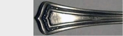 Revere 1905 - Dinner Knife Solid Handle Bolster Blunt Plated Blade