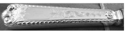 George II Engraved 1914 - Luncheon Knife Hollow Handle Modern Stainless Blade