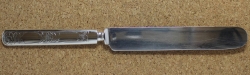 Wildwood 1908 - Dinner Knife Solid Handle Bolster Blunt Plated Blade