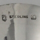Carl Poul Petersen Shell Motif Salts Pair Sterling Silver c1960