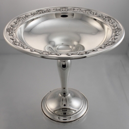 Tazza or Compote Sterling Silver Strasbourg 1897 Pattern 1140
