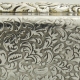 Snuff Box Georgian c1800 Silver Castle Engraving