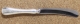 Queen Mary  - Personal Butter Knife Hollow Handle Modern Blade Monogram M or W